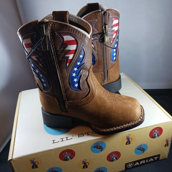 Ariat Baby Boy Western Boot size 5 Little Stompers George Boot - Picture 12 of 12